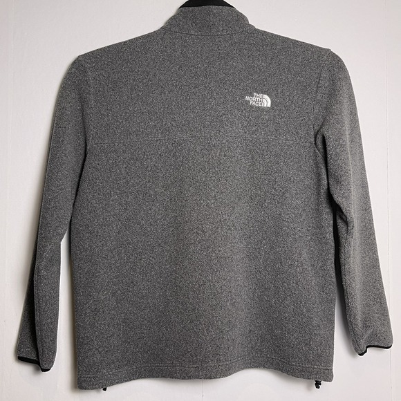 The North Face Men's XL Birch Bowl Quarter Zip Sweatshirt Gray Black Heather - Picture 3 of 11